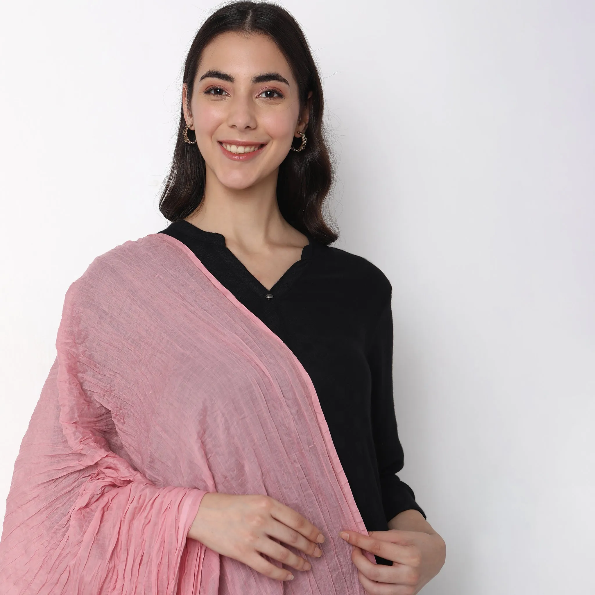 Cotton Solid Dupatta