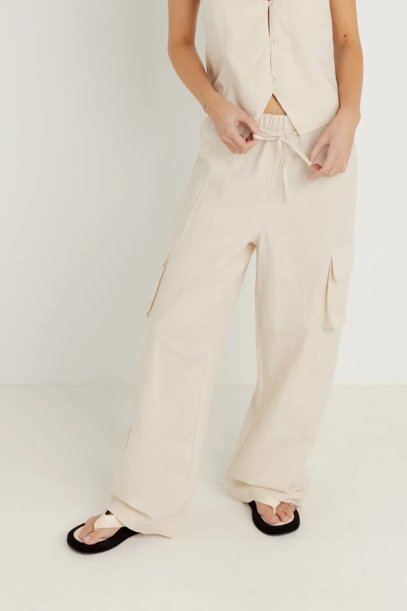 Cove Cargo Pant Oat