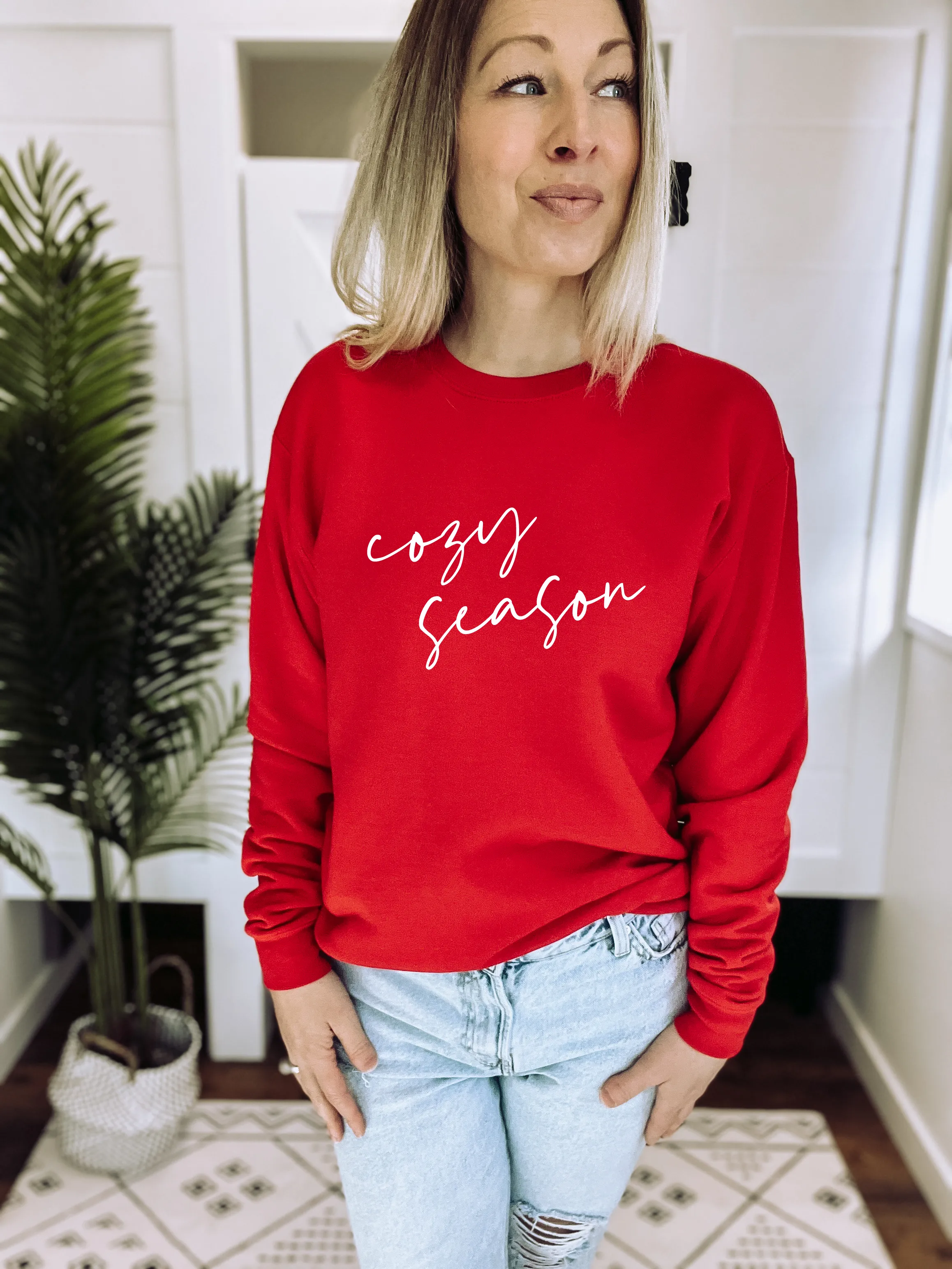 Cozy Season Cozy Crew Neck Sweater