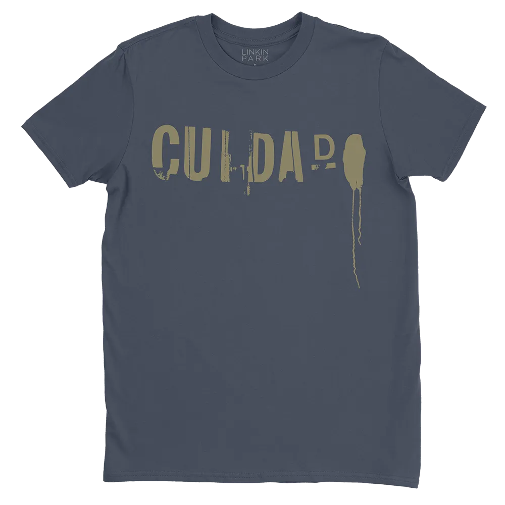 Cuidado Blue Tee