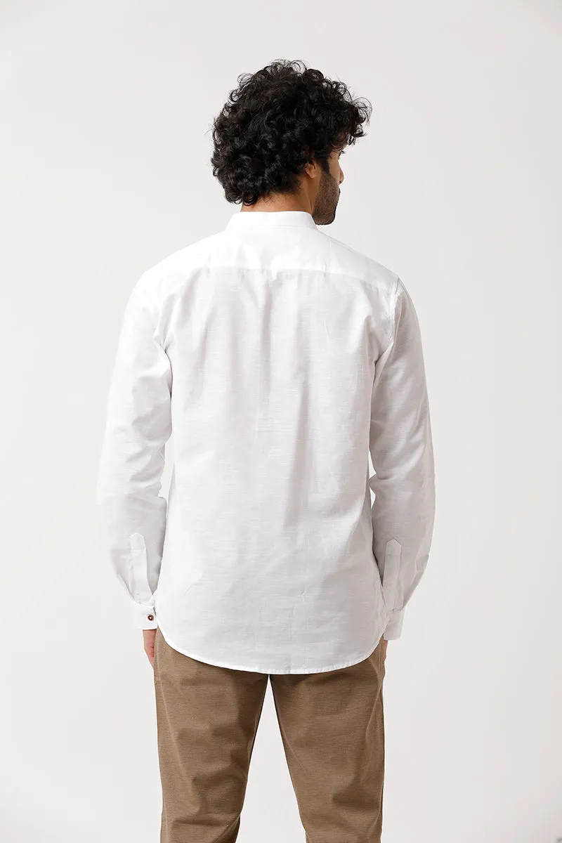 Culture - White Short Kurta for Men | Uathayam