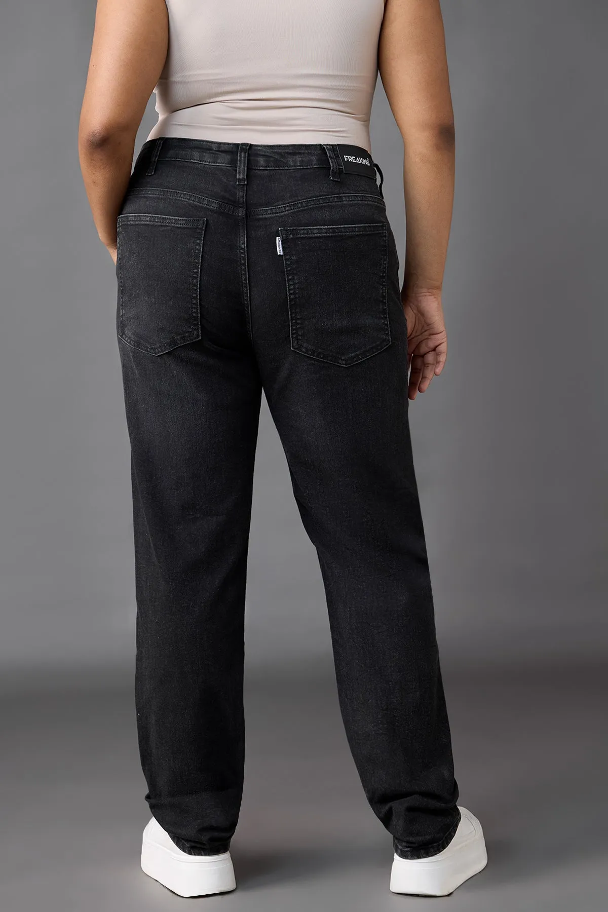 Curve Black Slim Leg Jeans