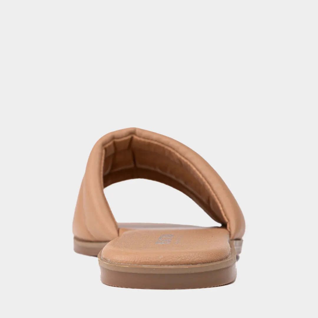 Dalia Puffy Slide Sandalia Flat para Mujer