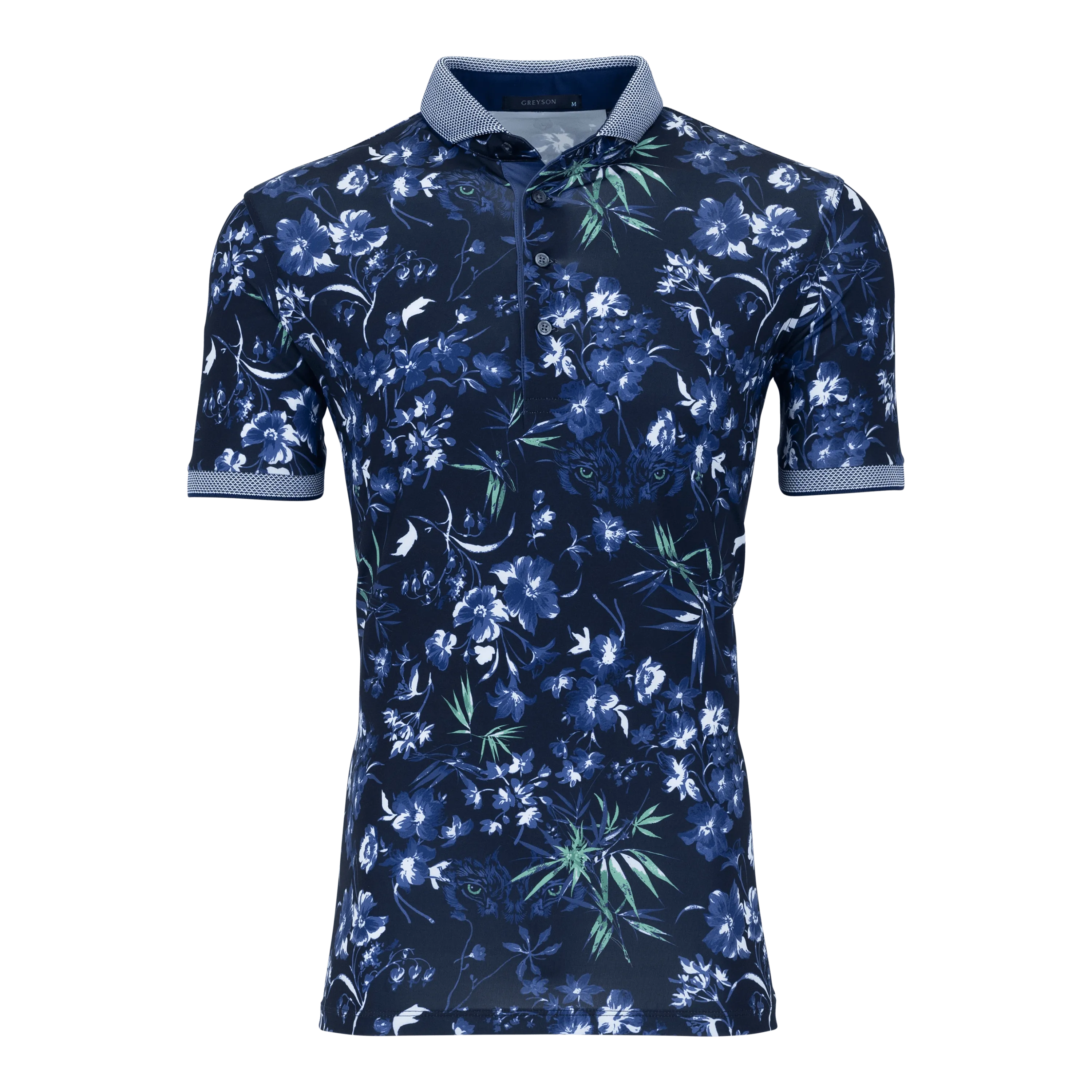 Dark Floral Polo