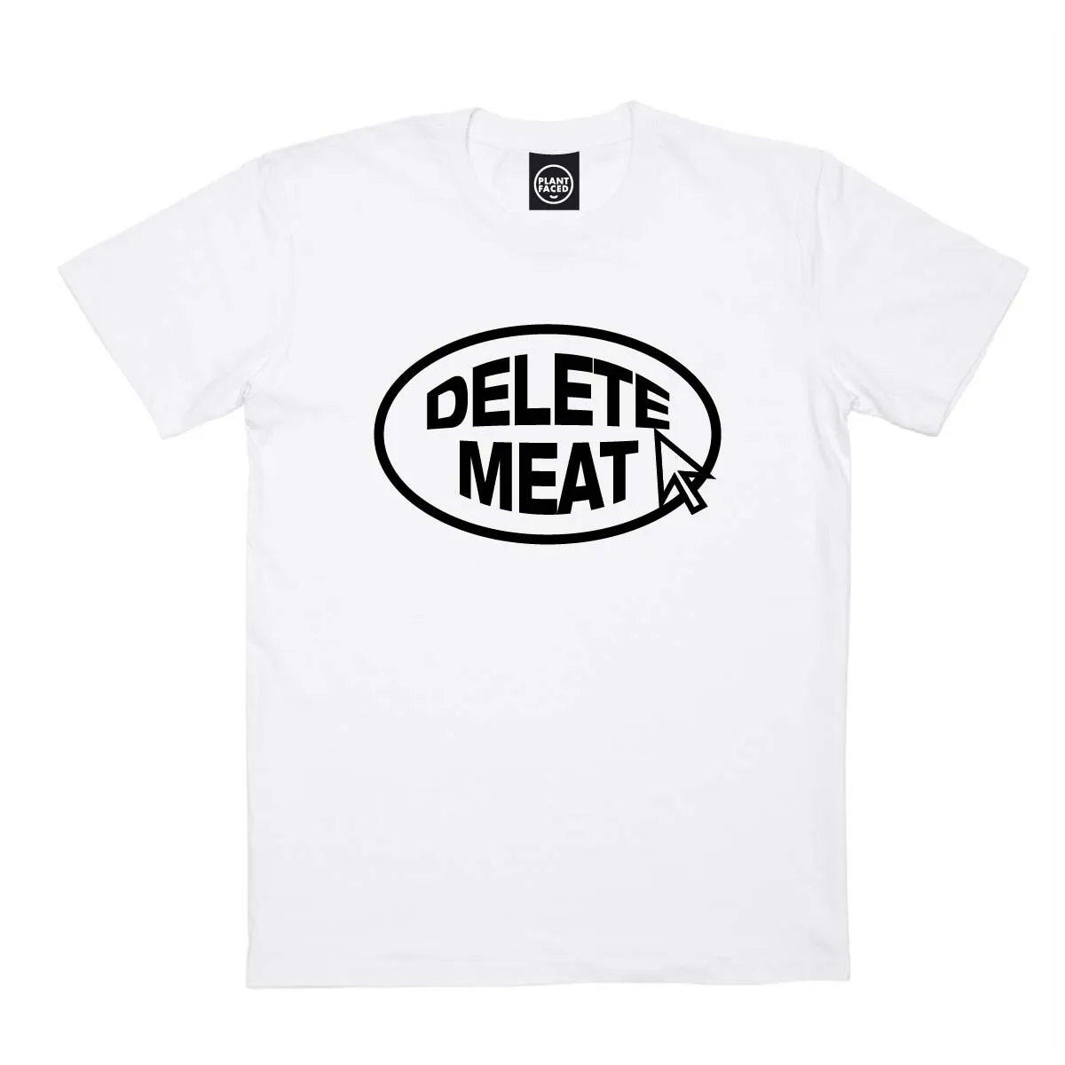 Delete Meat - White T-Shirt