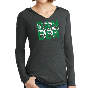 District Women’s Perfect Tri Long Sleeve Hoodie- Wolverine Dancer