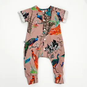 Dusty Peacocks Long Leg Popper Romper