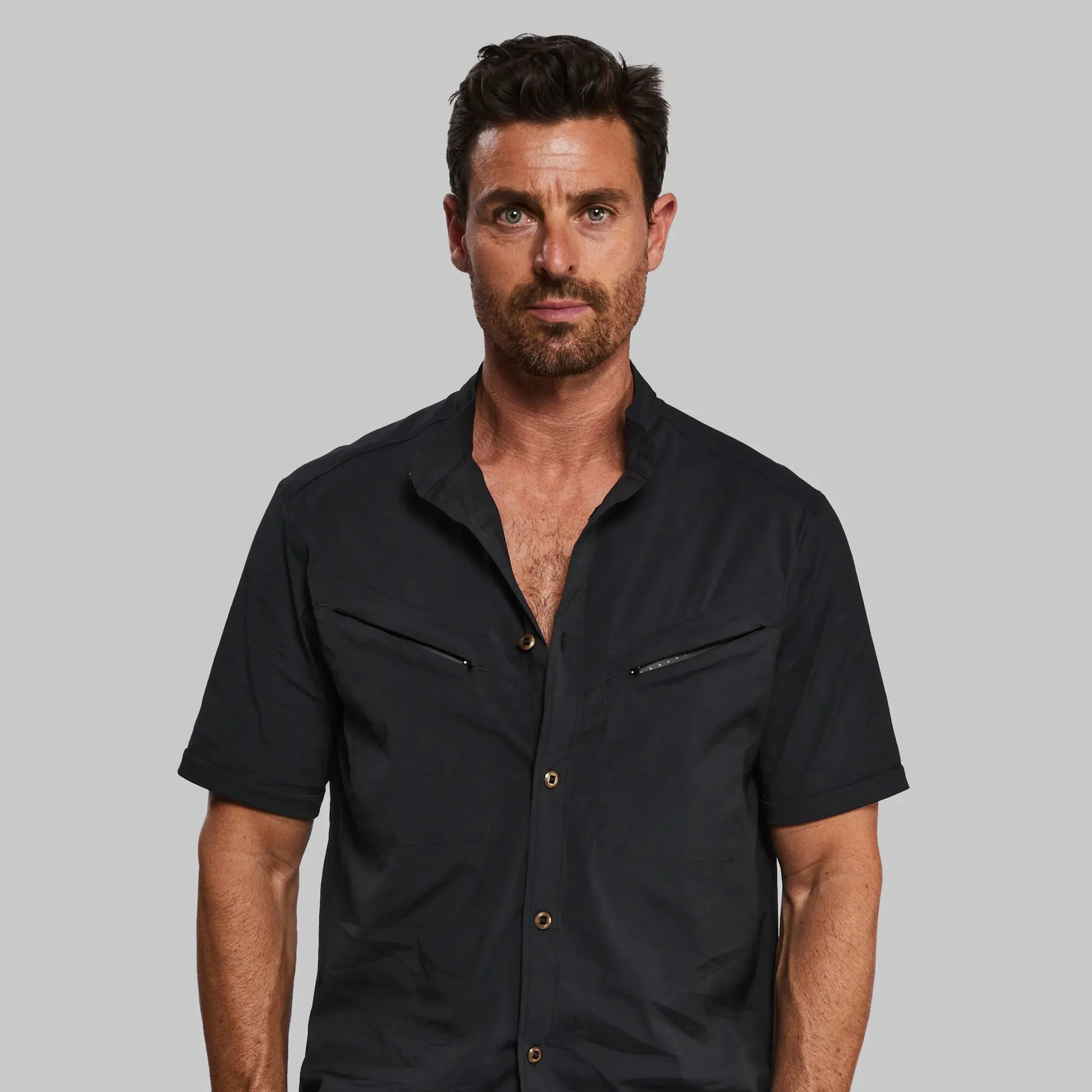 Equator Shirt. Short Sleeve Black edition