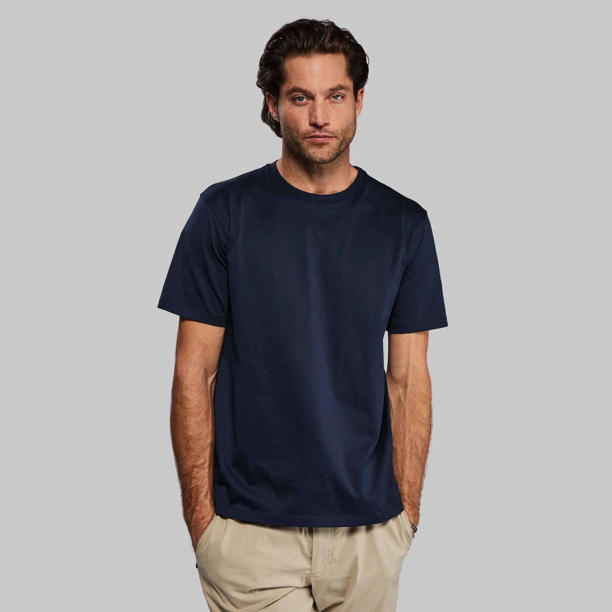 Equator T Shirt. Navy edition