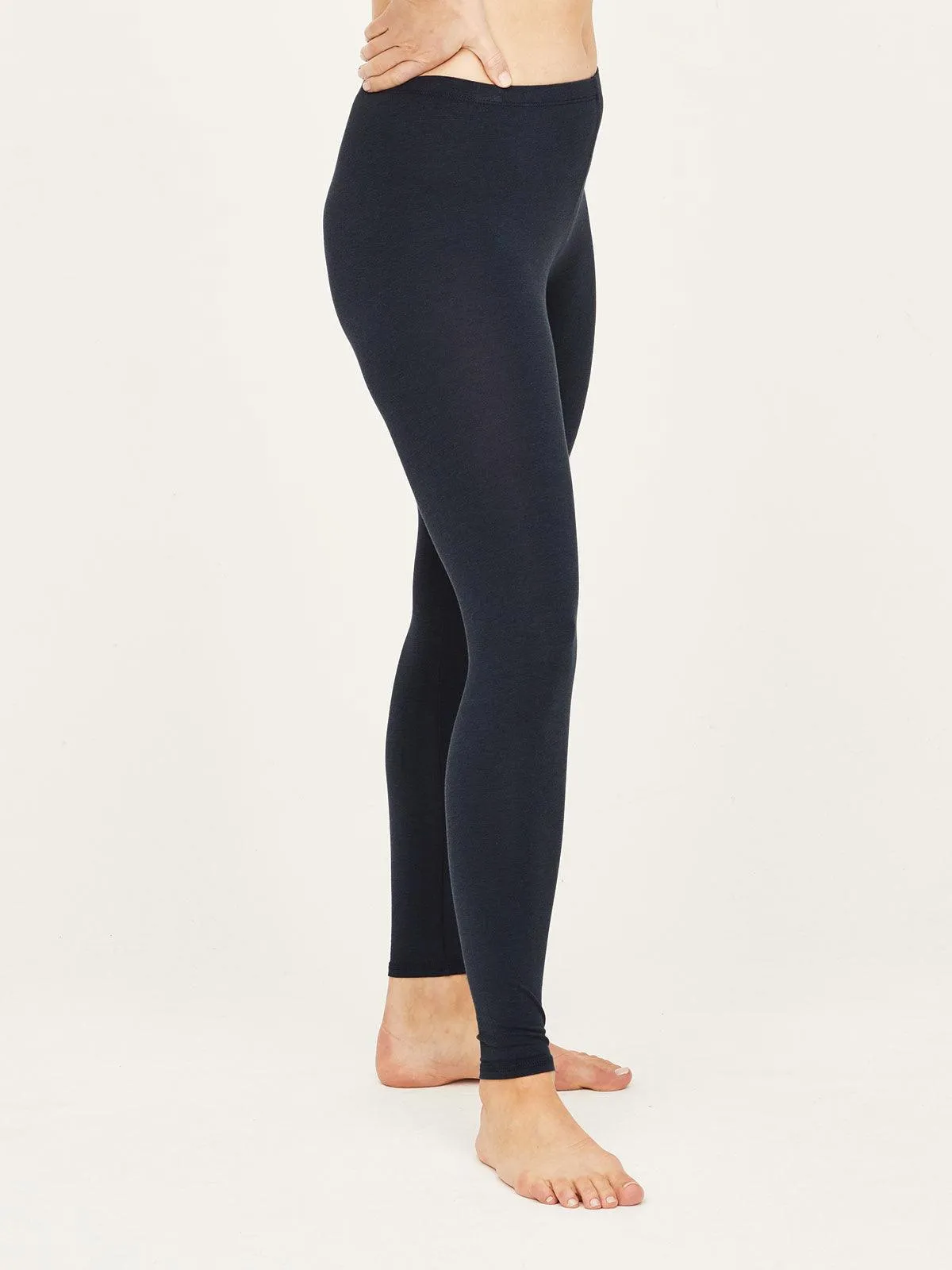 Essential Bamboo Organic Cotton Leggings - Midnight Navy