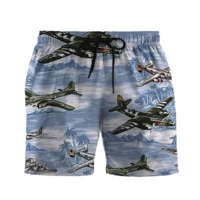 Gearhuman 3D Aircrafts Custom Men Shorts