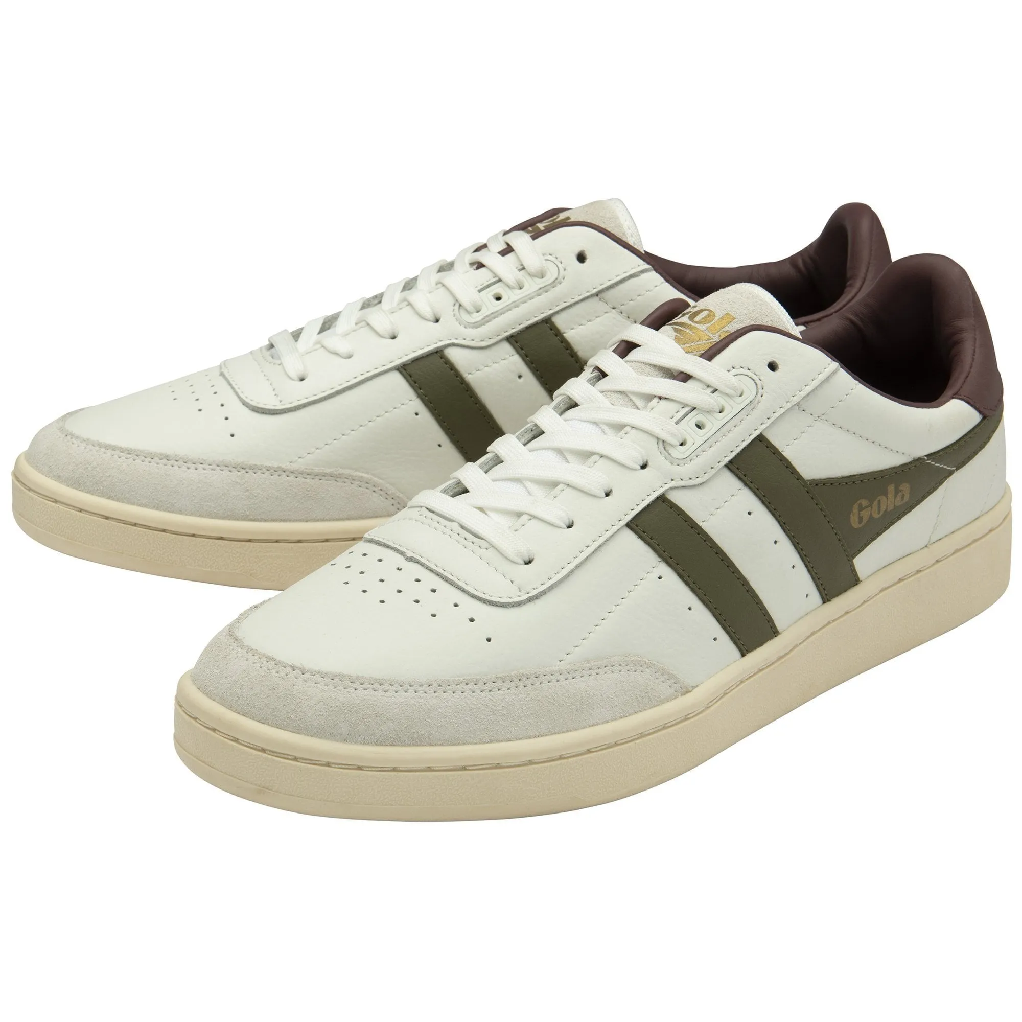 GOLA MEN'S CONTACT LEATHER SNEAKERS