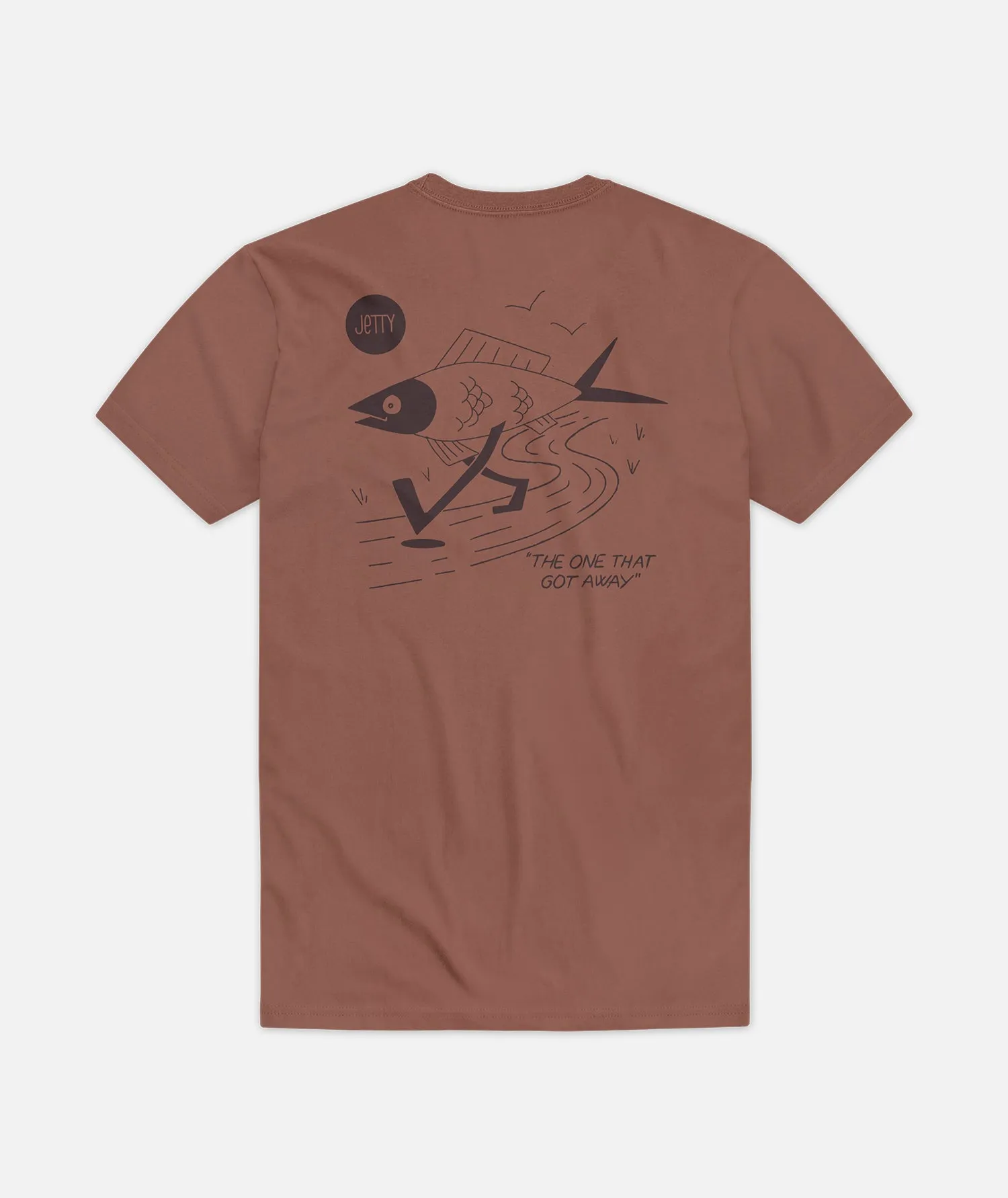 Got Away Tee - Brown