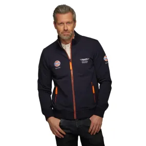 GrandPrix Originals Men's Gulf Raceway Cotton Zip Jacket - Blue/Navy