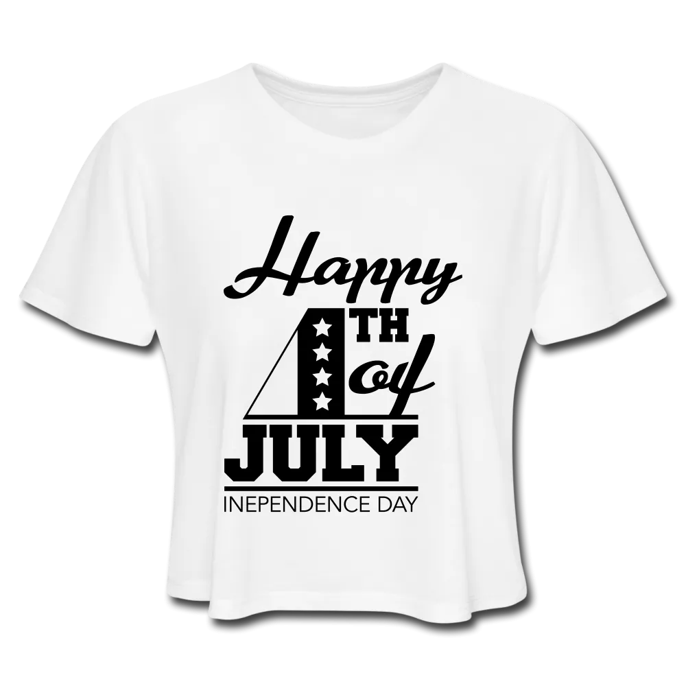 Happy 4th Of July Crop Top