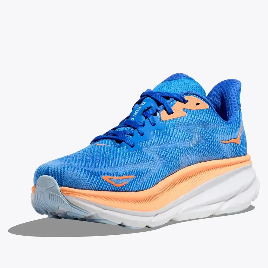 Mens Hoka One One Clifton 9 Running Shoes - Coastal Sky/All Aboard Colorway