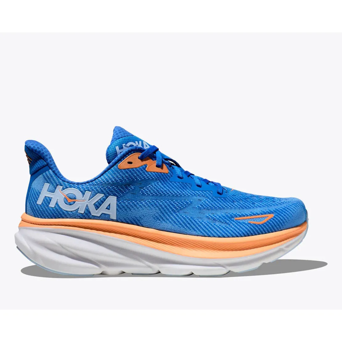 Mens Hoka One One Clifton 9 Running Shoes - Coastal Sky/All Aboard Colorway