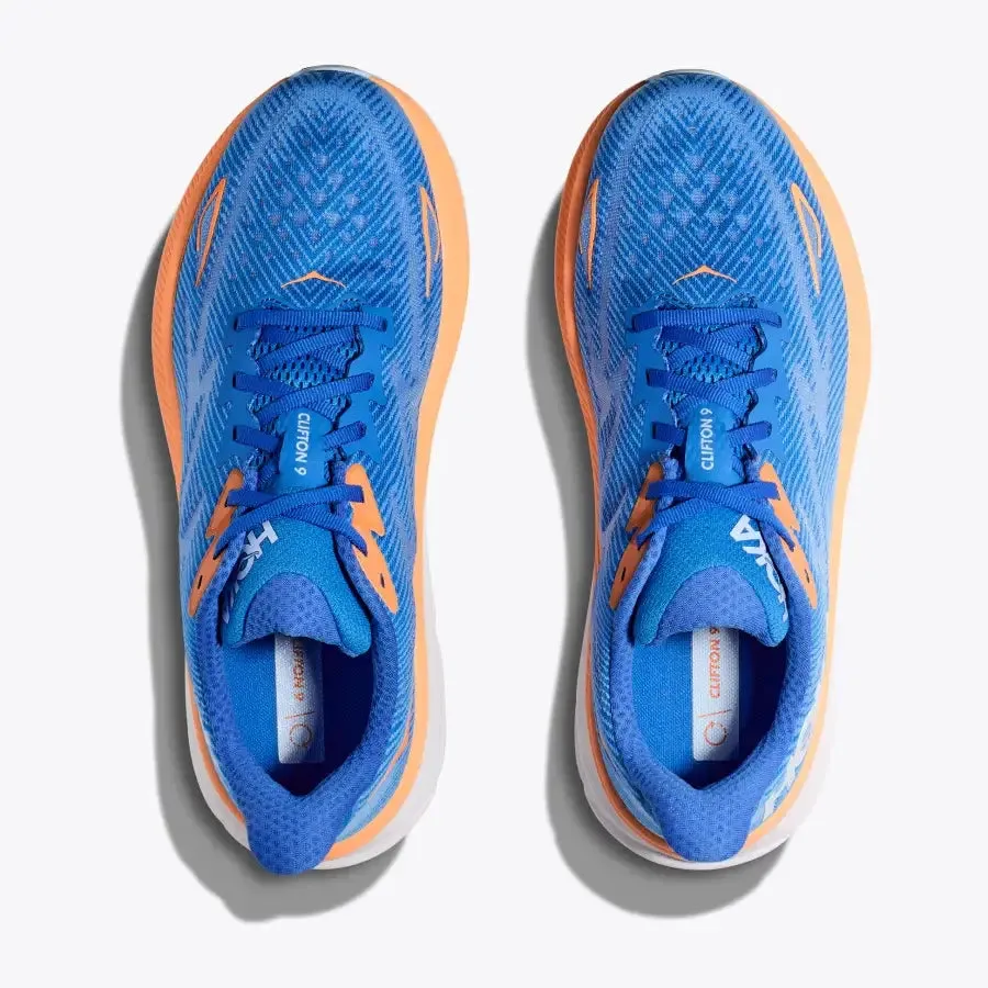 Mens Hoka One One Clifton 9 Running Shoes - Coastal Sky/All Aboard Colorway