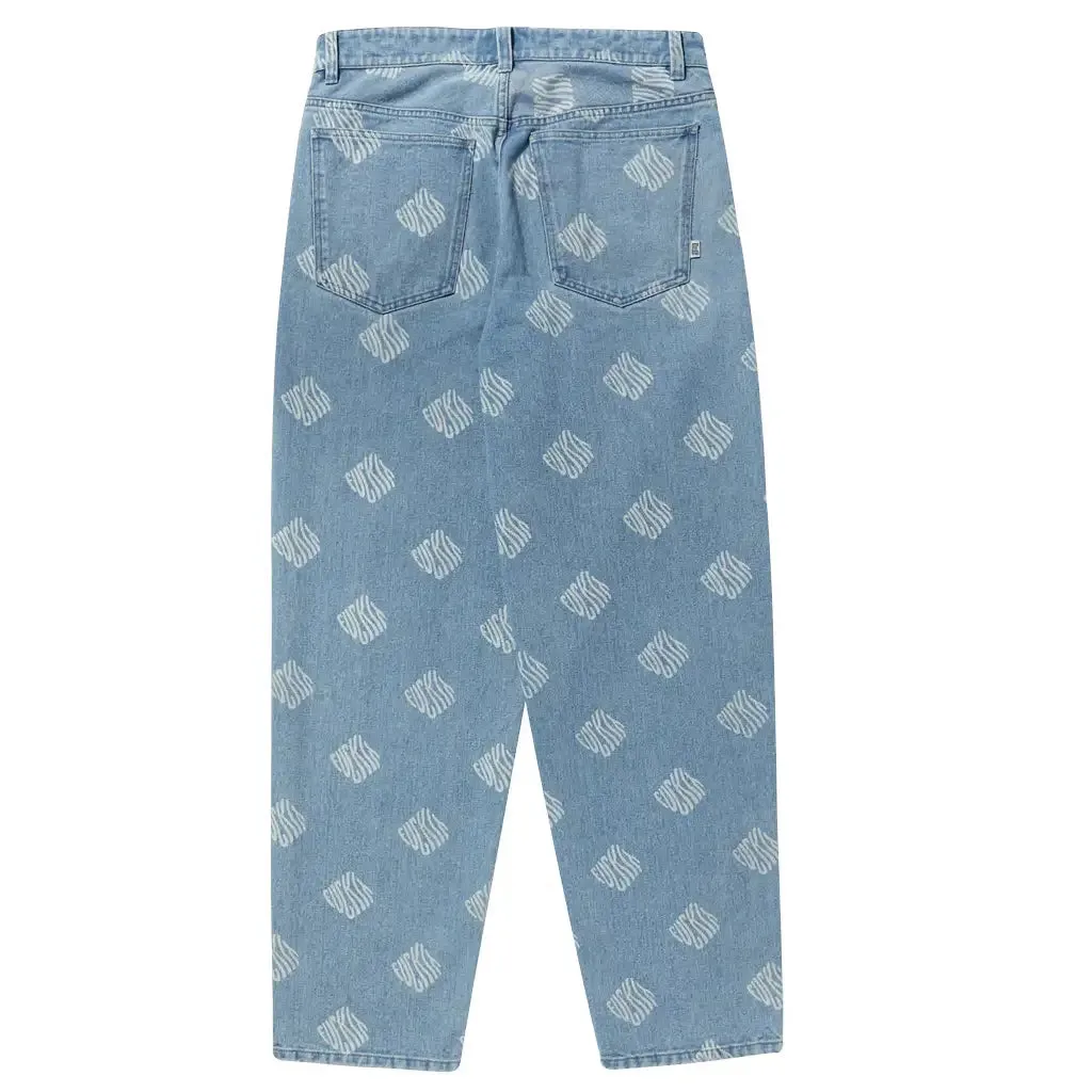 Huf Cromer Print Pant Blue