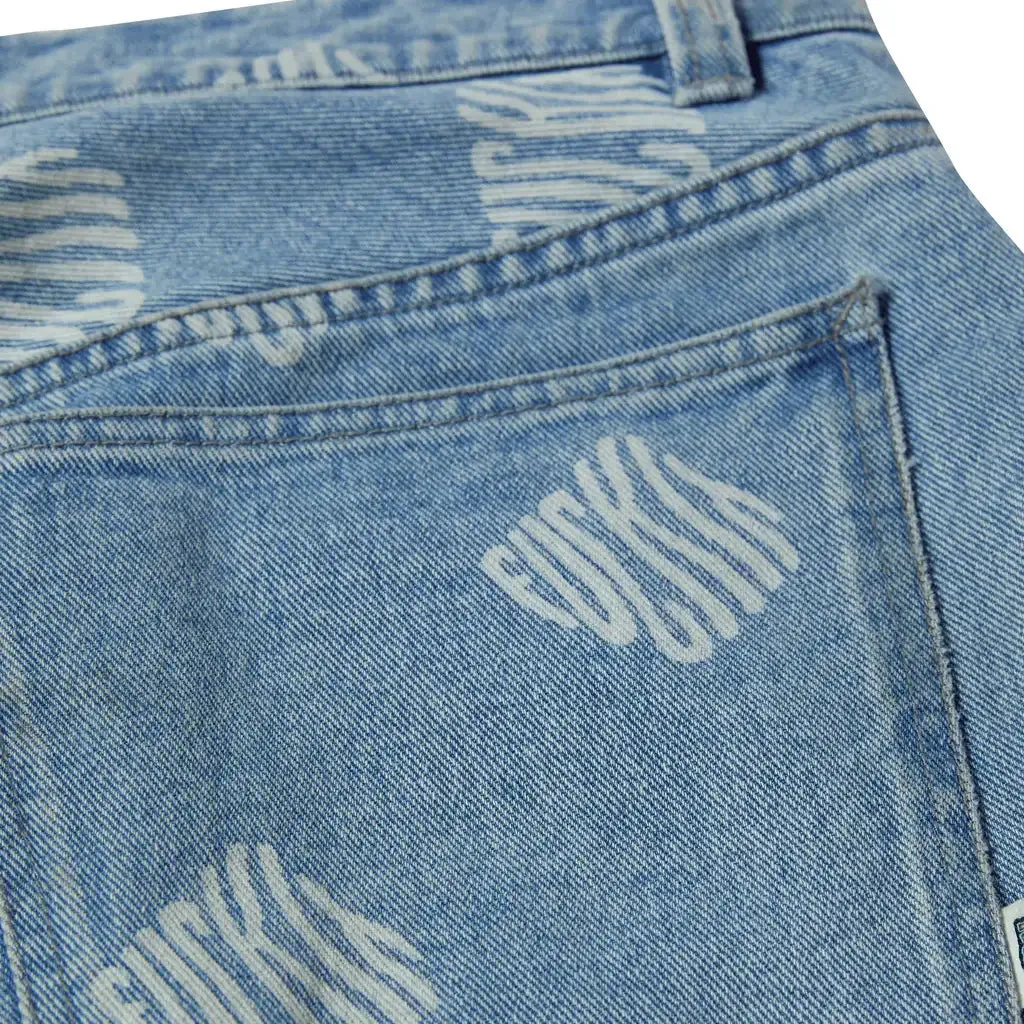 Huf Cromer Print Pant Blue