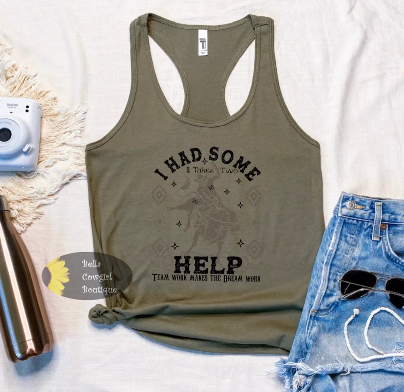 I Had Some Help Country Music Women's Tank Top