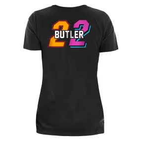 Jimmy Butler New Era Miami HEAT Mashup Name & Number Women's Tee