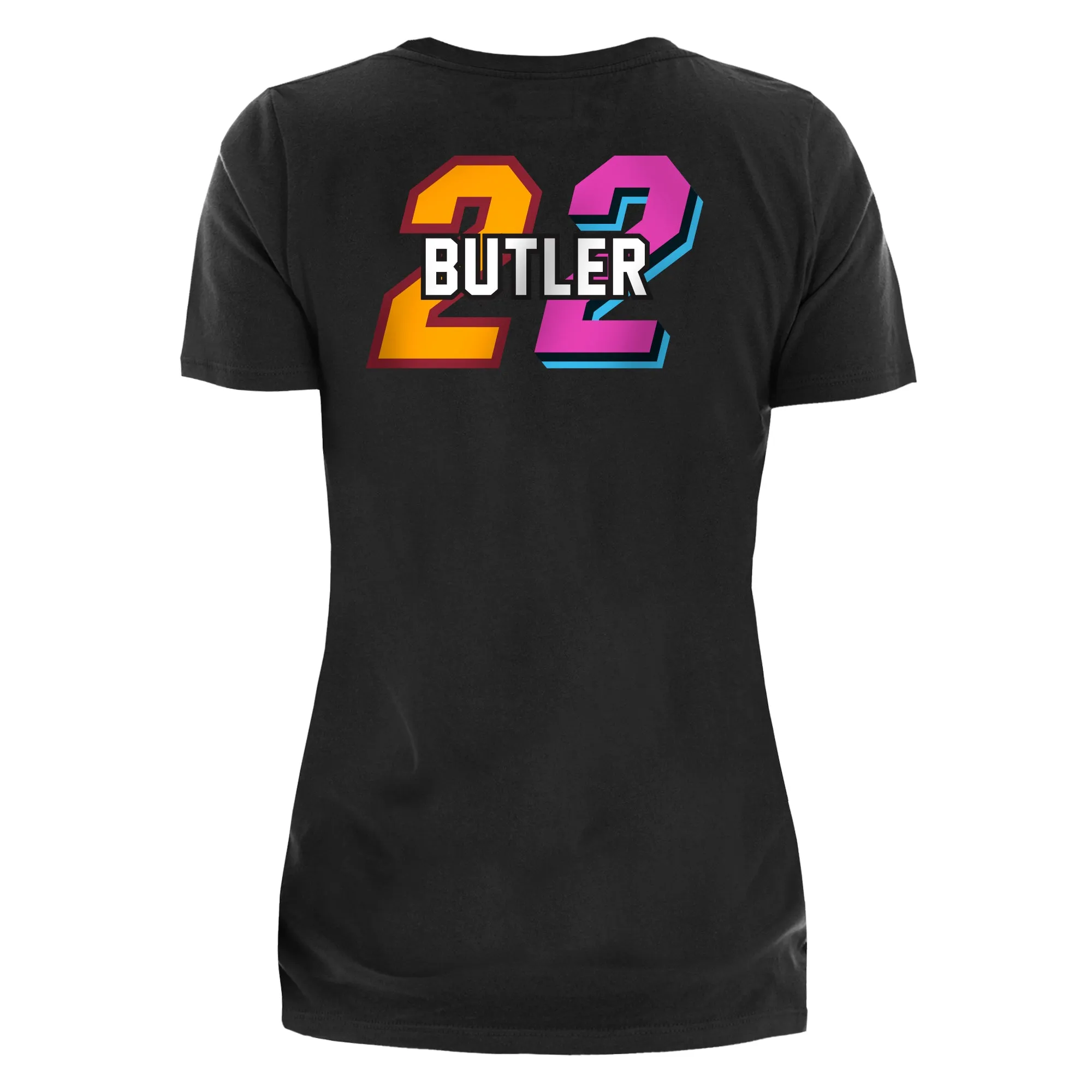 Jimmy Butler New Era Miami HEAT Mashup Name & Number Women's Tee