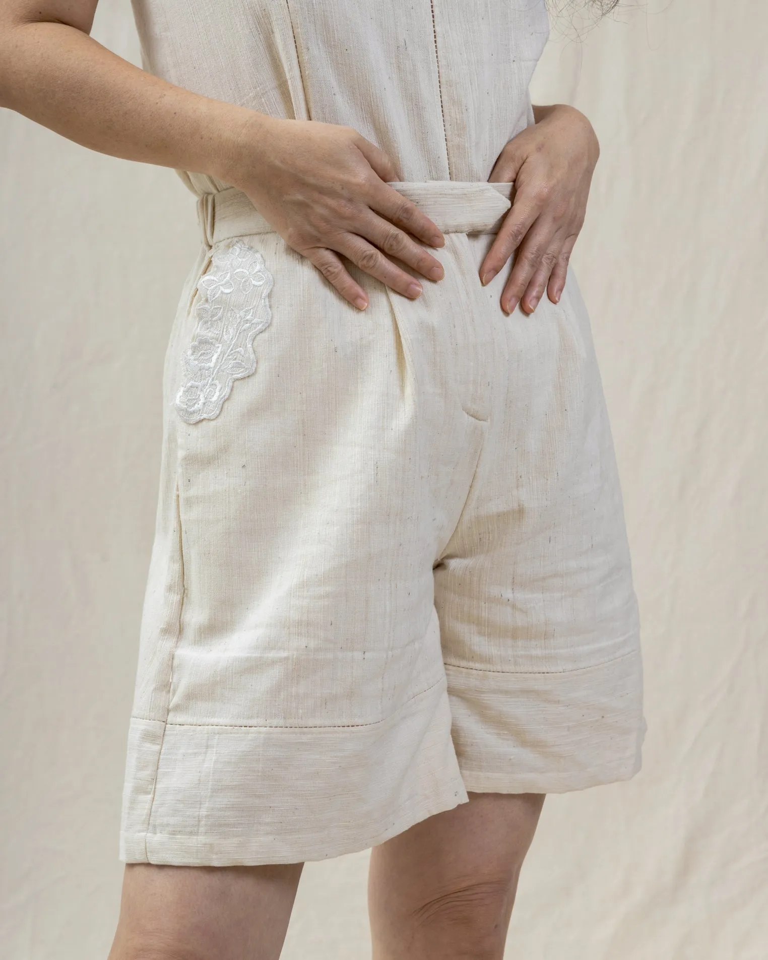 KAPAS - Hemstitched Shorts