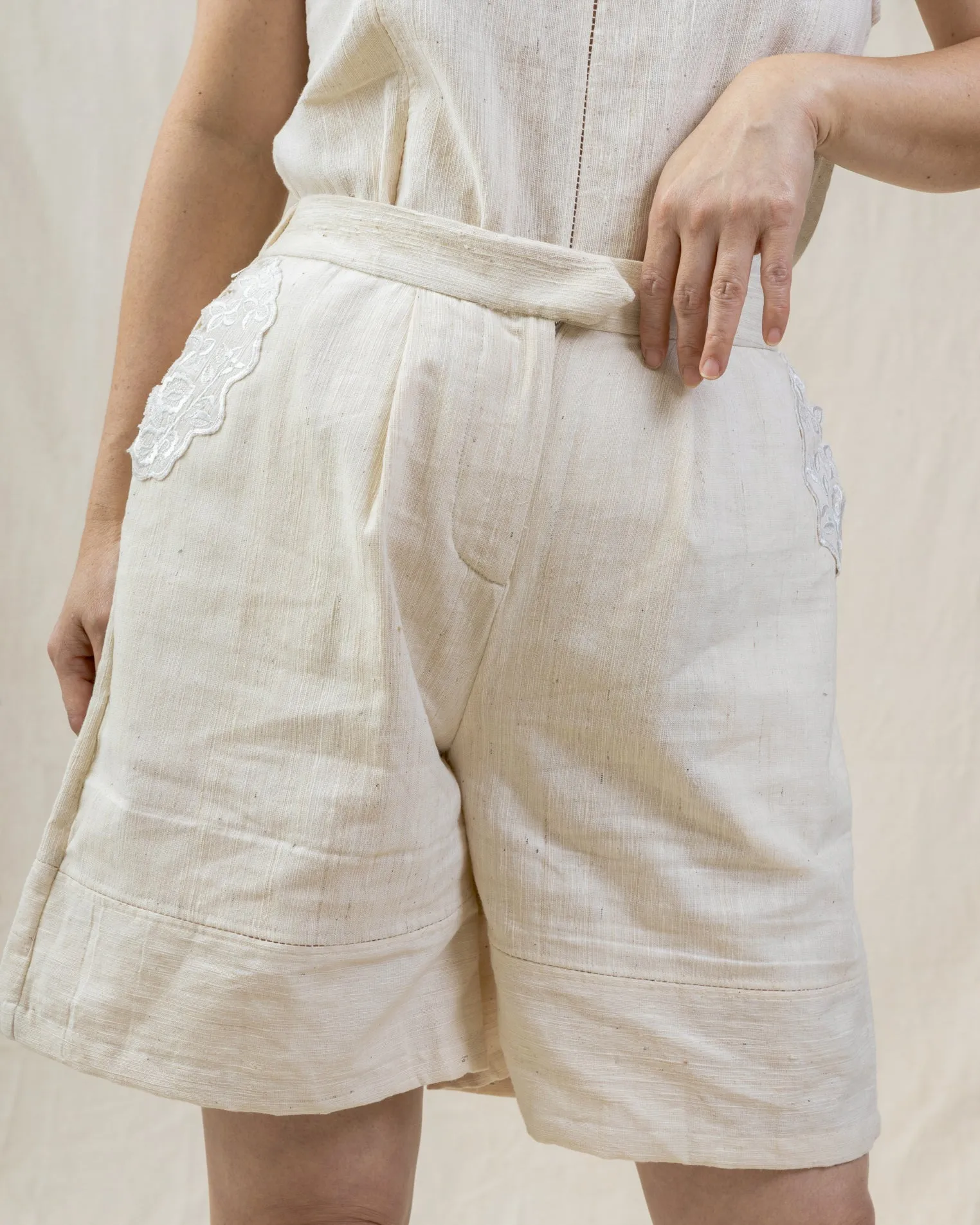 KAPAS - Hemstitched Shorts