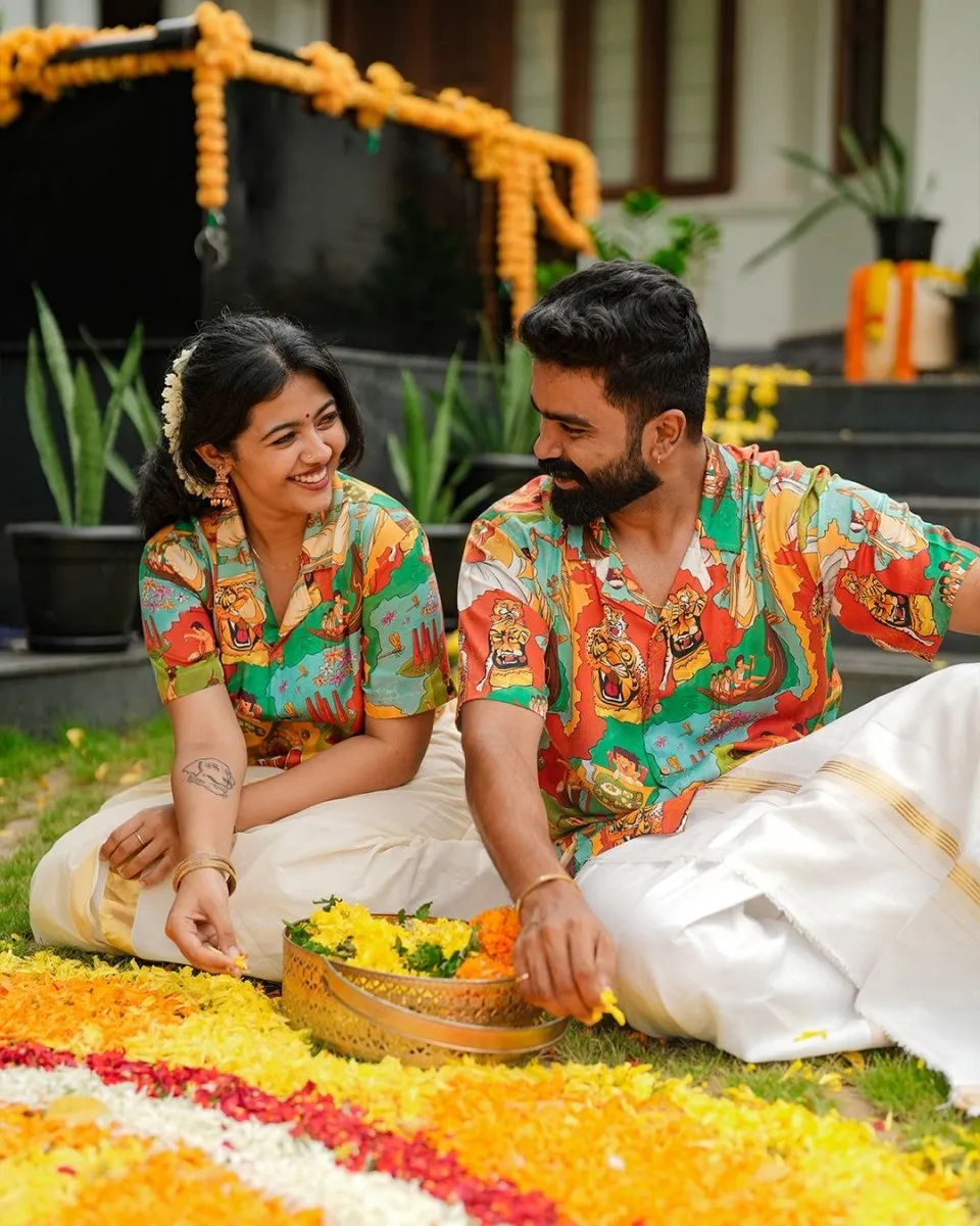 Kerala Shirt Couple (Pack of 2)