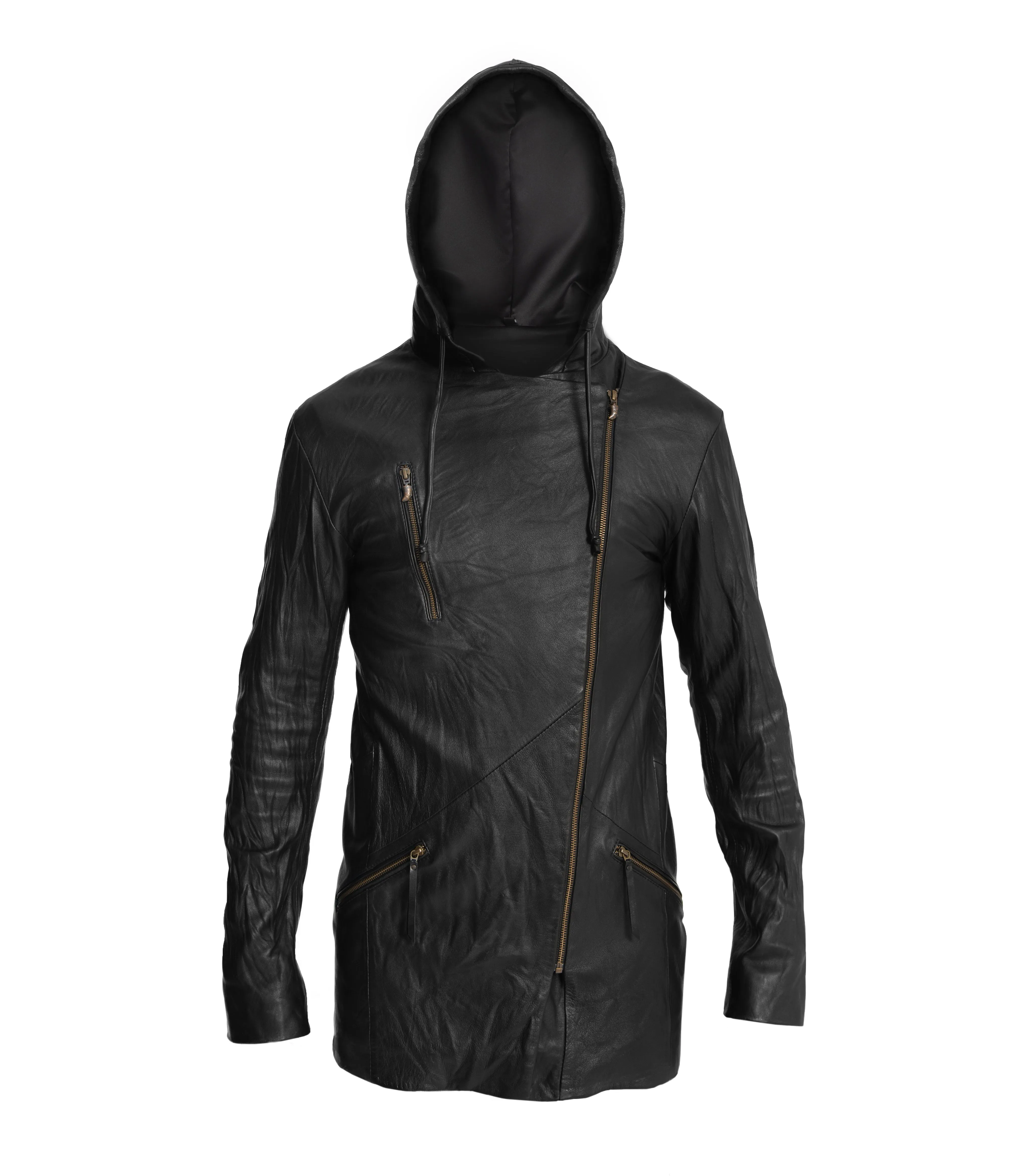 Lark Leather Hoody