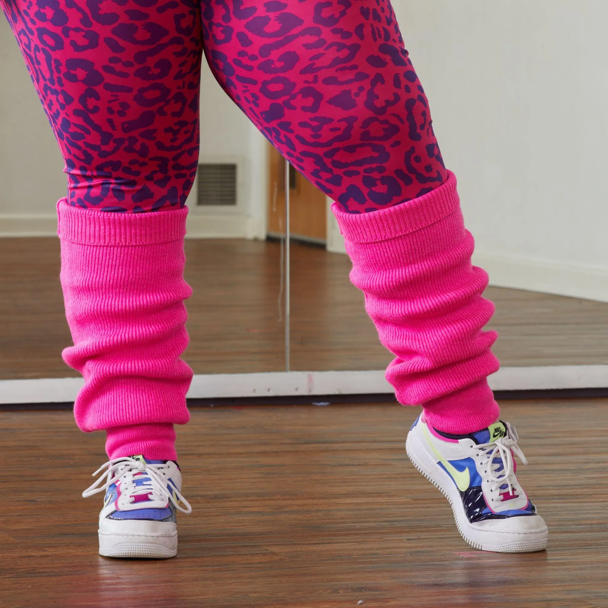 Leg Warmers - Neon Pink