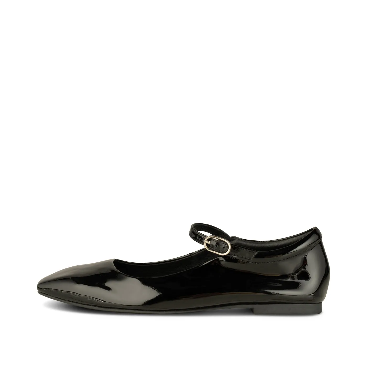 Maya ballerina i lak - BLACK