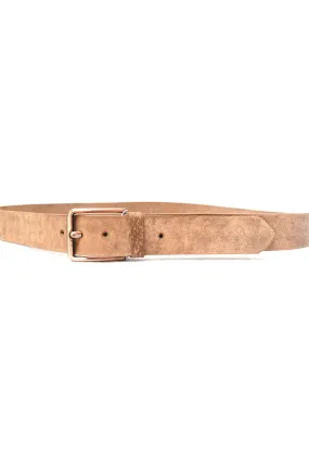 Men PU Leather Belt Brown