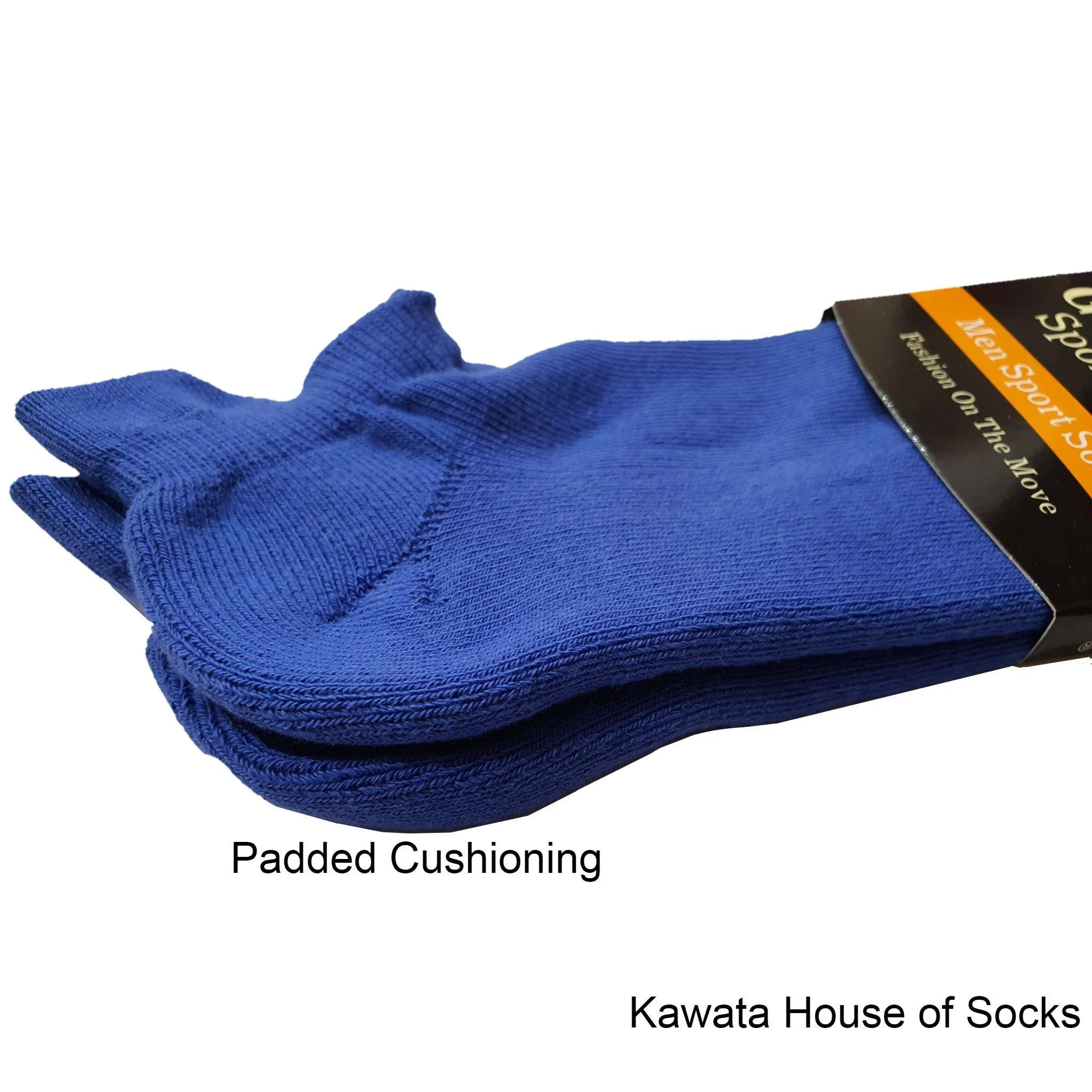 Men Tail Tab Padded Socks