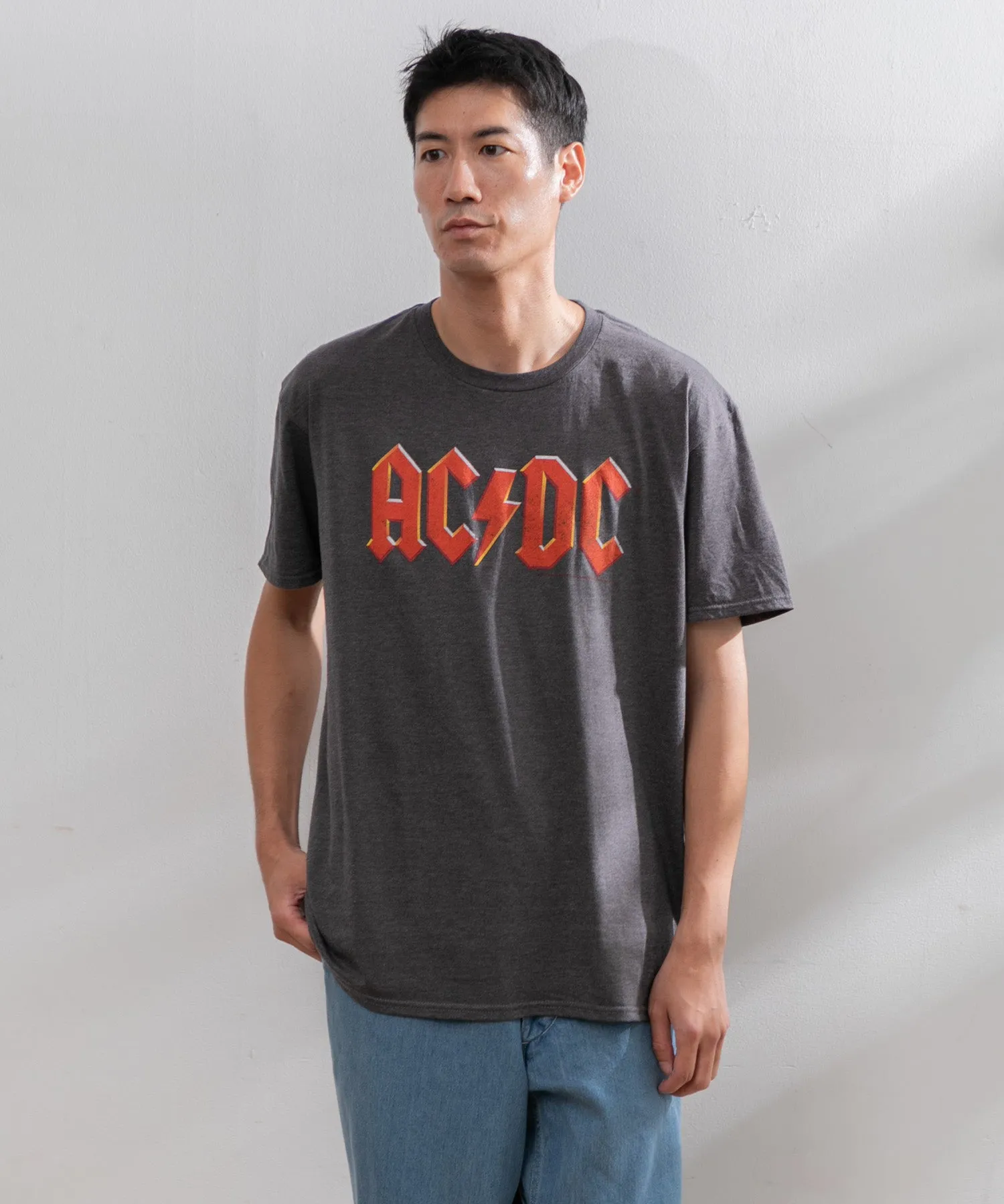 【MEN , WOMEN】US PRINT TEE AC/DC TEE