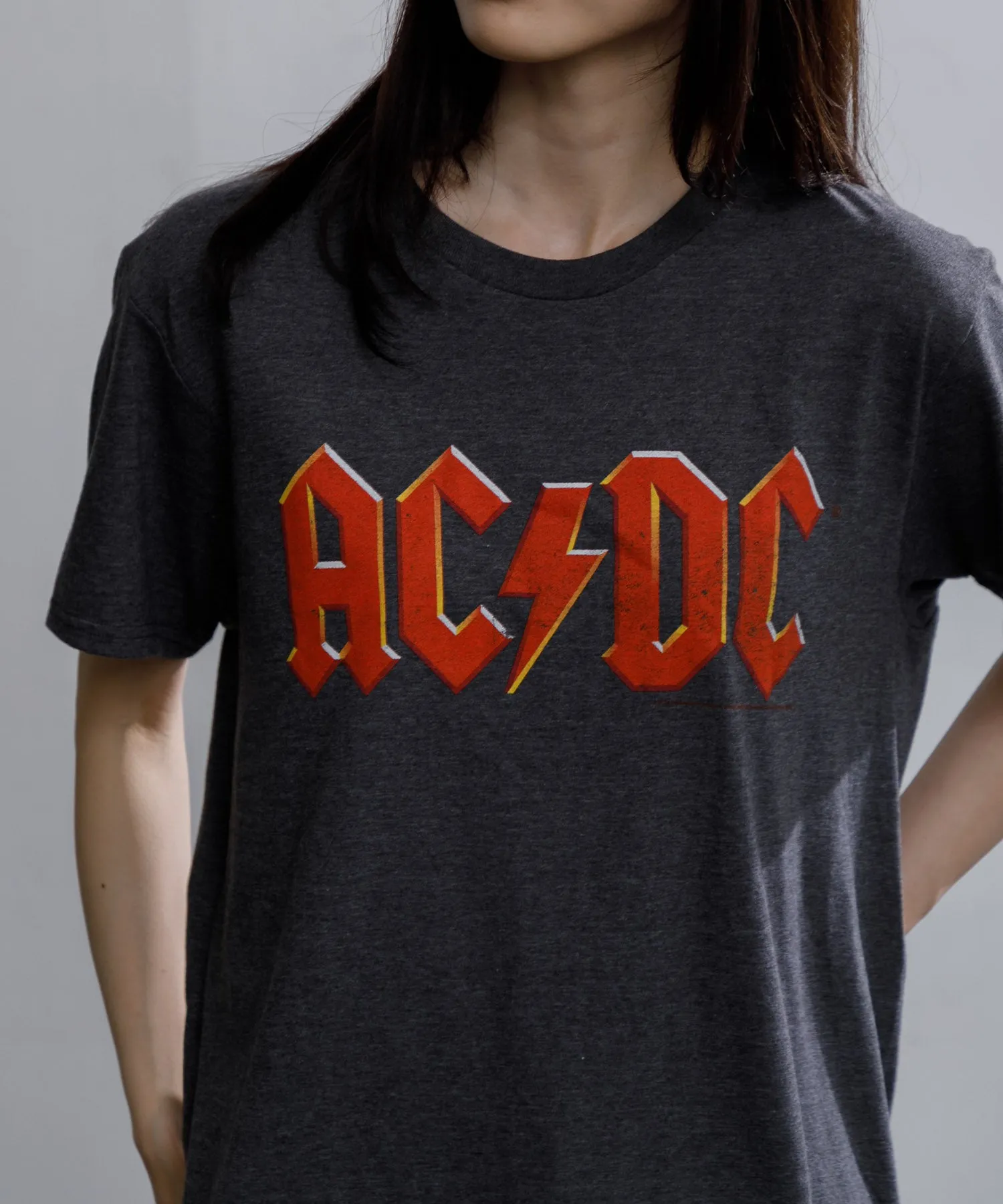 【MEN , WOMEN】US PRINT TEE AC/DC TEE