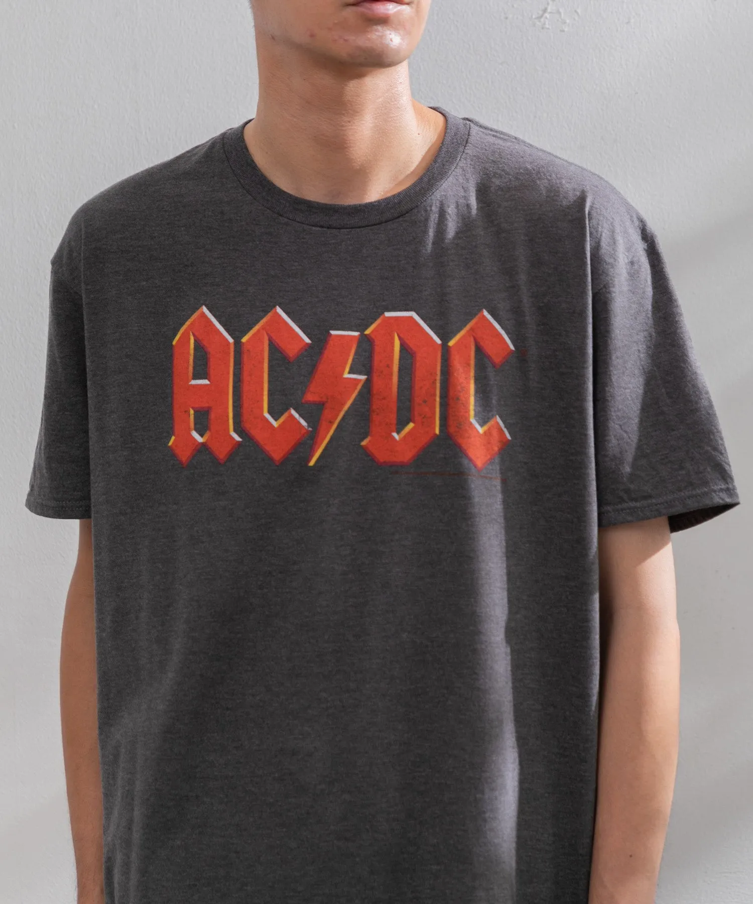 【MEN , WOMEN】US PRINT TEE AC/DC TEE