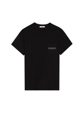 Mens 365 Lightweight Pocket T-Shirt—black