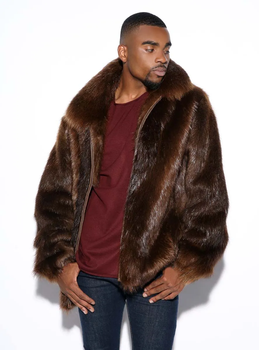 Men's Beaver Fur Jacket