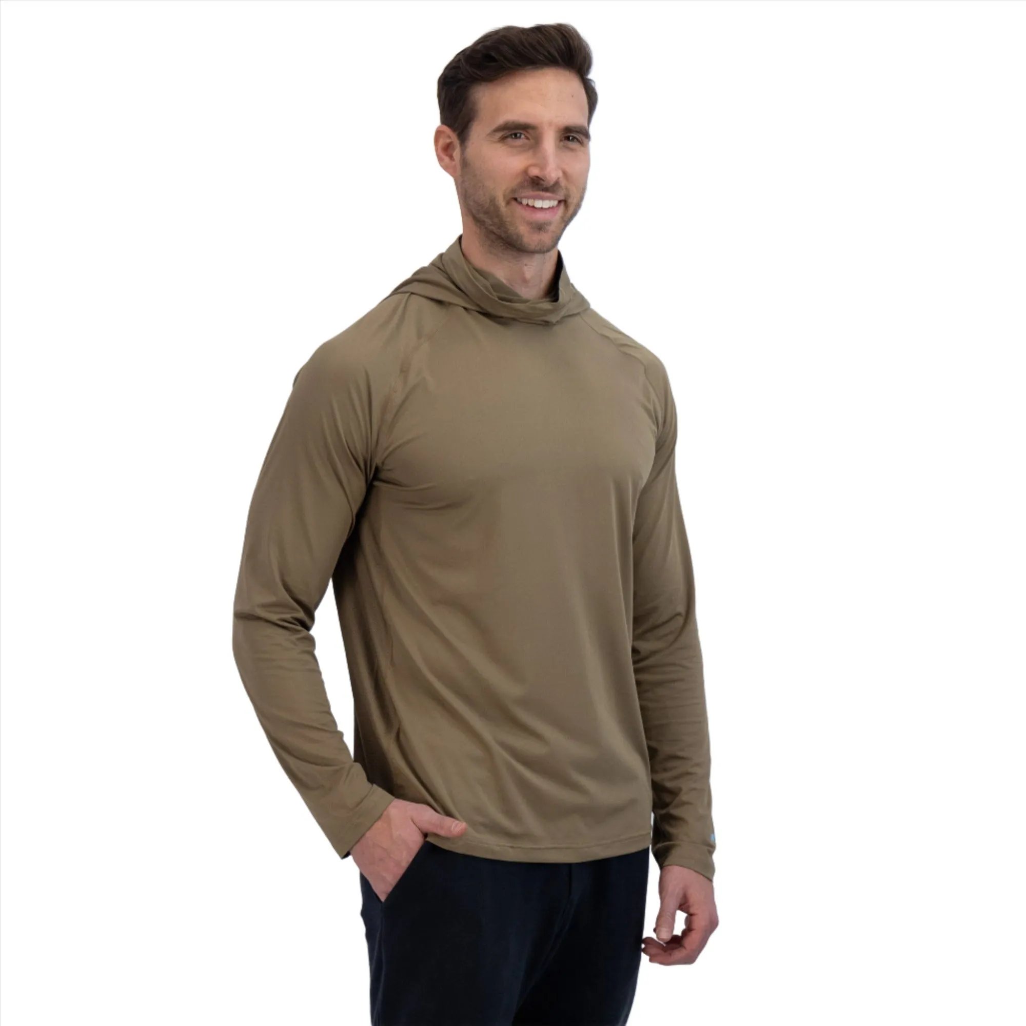 Men's Cooling Hooded LS Shirt