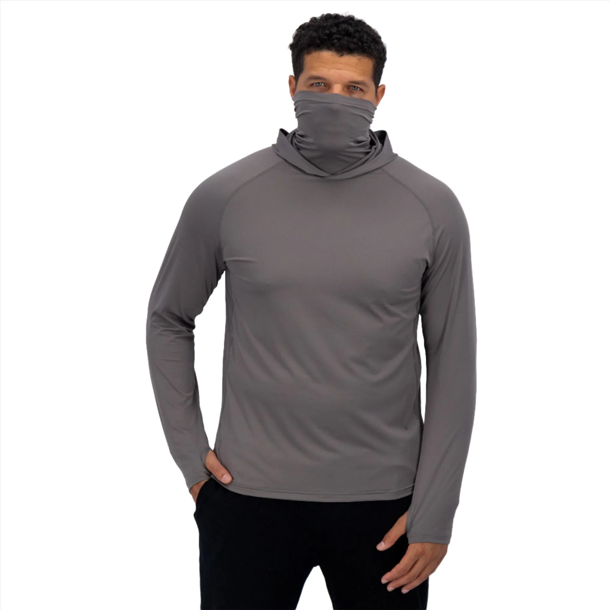 Men's Cooling Hooded LS Shirt