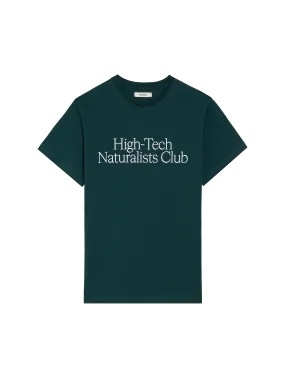 Mens High-Tech Naturalists Club T-shirt—foliage green