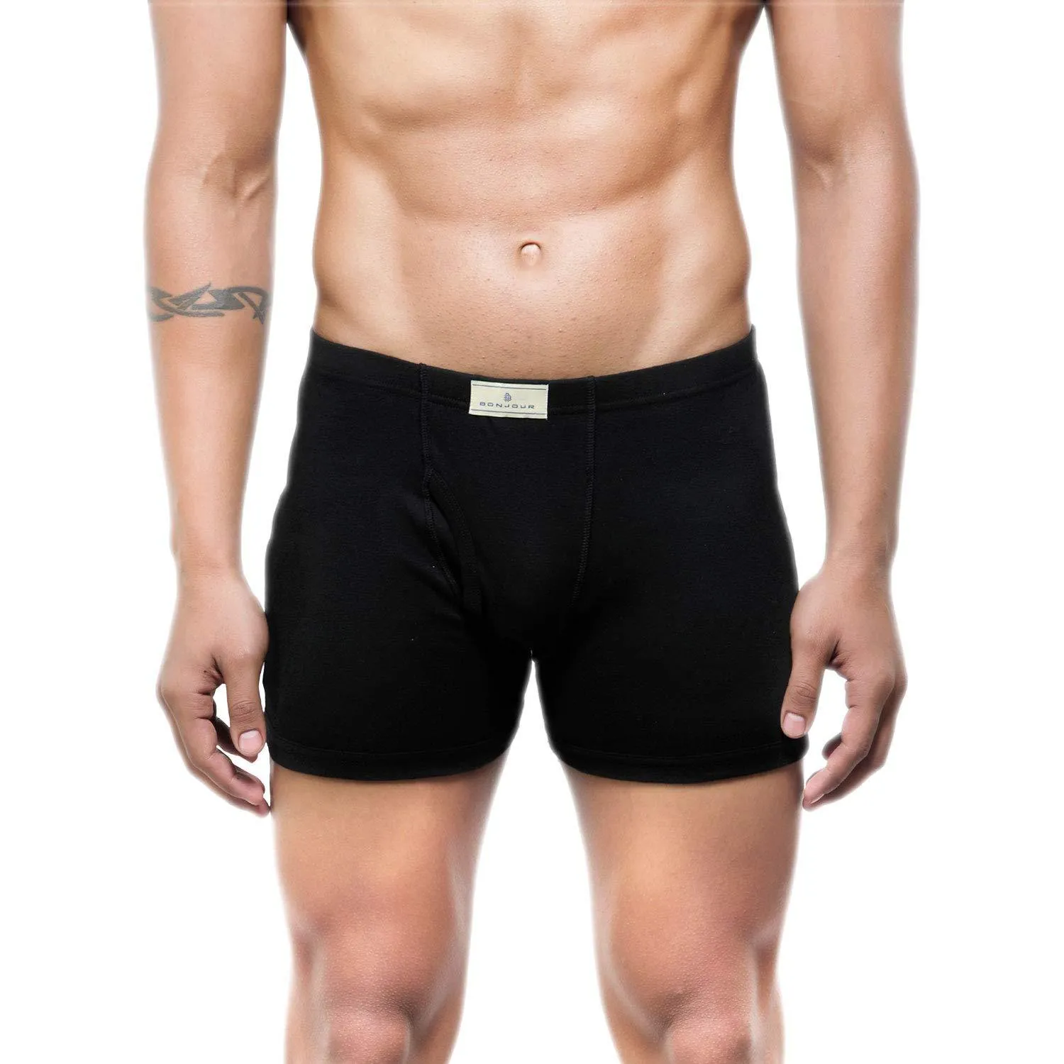 Men's Mid-Rise Classic Cotton Trunks  - Pack Of 2