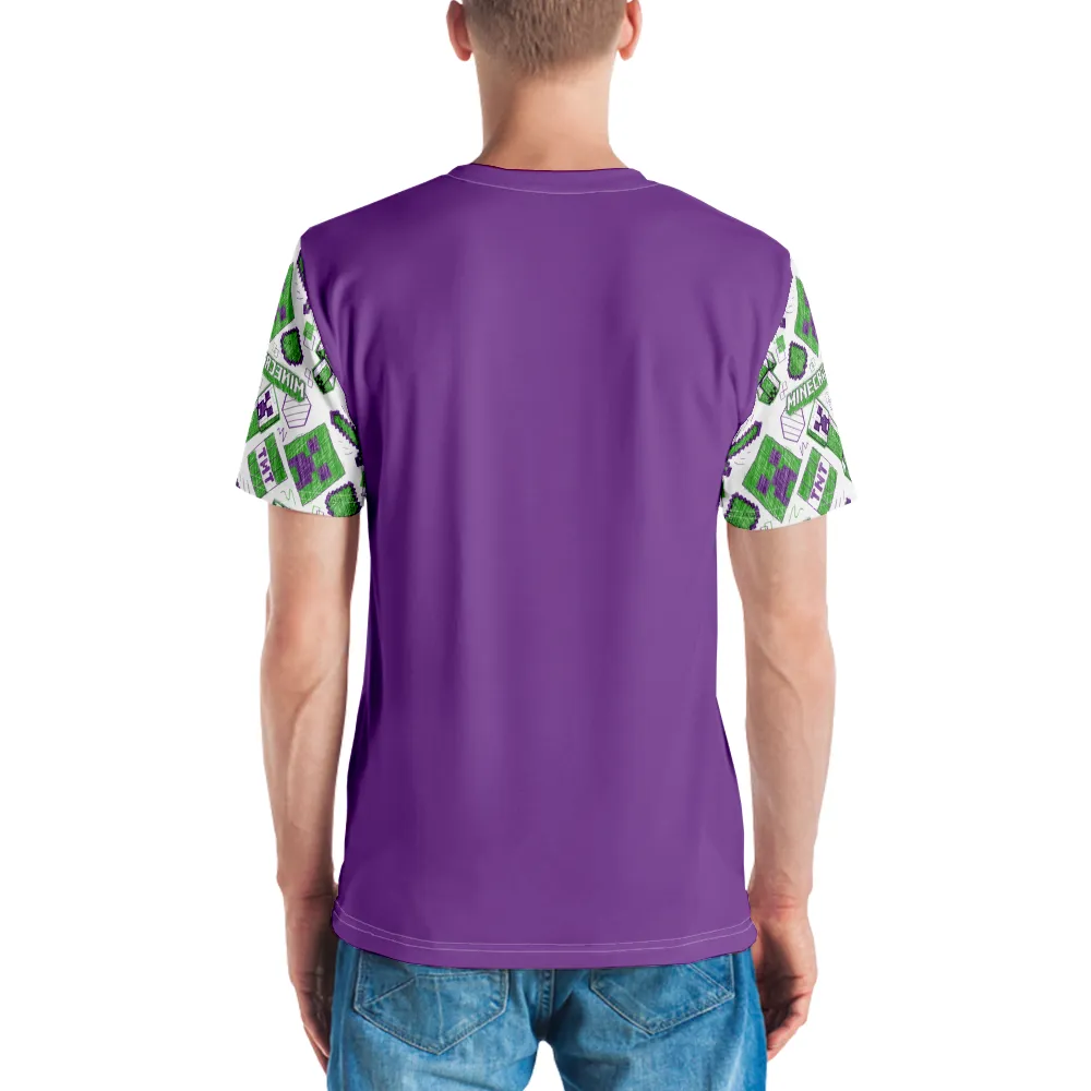 Minecraft Acid Sketch Logo Unisex Short Sleeve T-Shirt