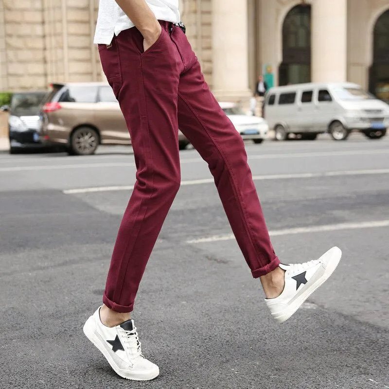 MRMT  Brand New Casual Men's Trousers Stretch Men Trousers Pants for Male Skinny Small Feet Man Trouser Pant Mens Clothing