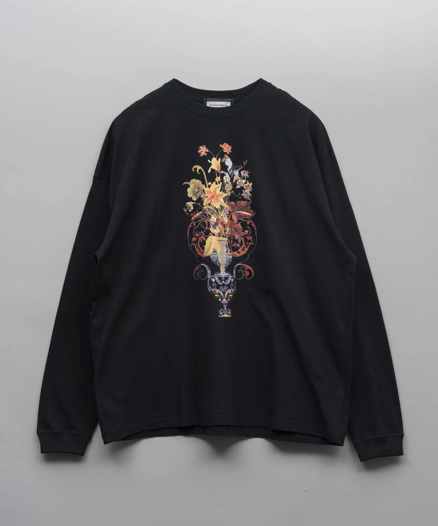 Multi Graphic Prime-Over Crew Neck Pullover