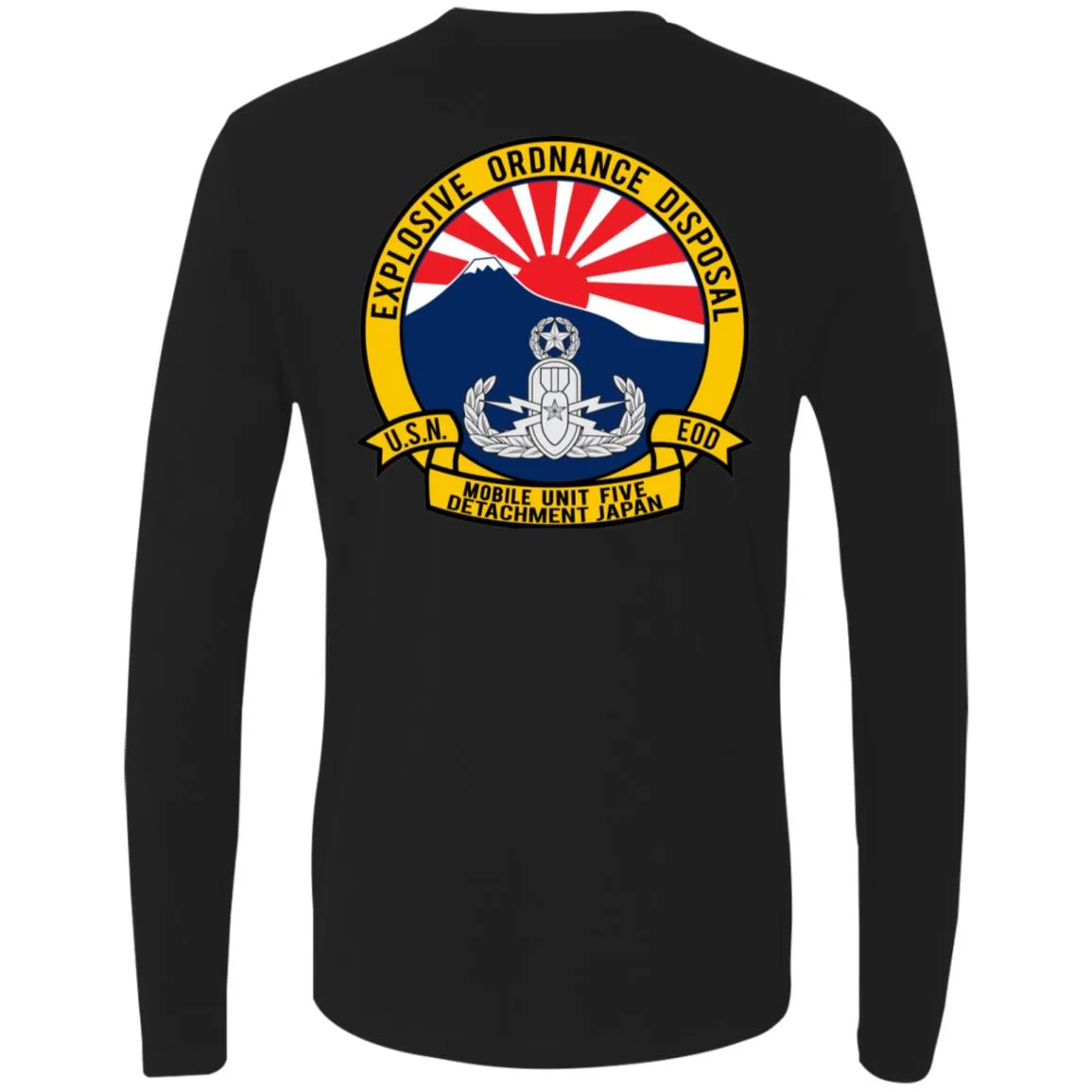 Navy EOD Mobile Unit 5 Japan Men's Premium LS