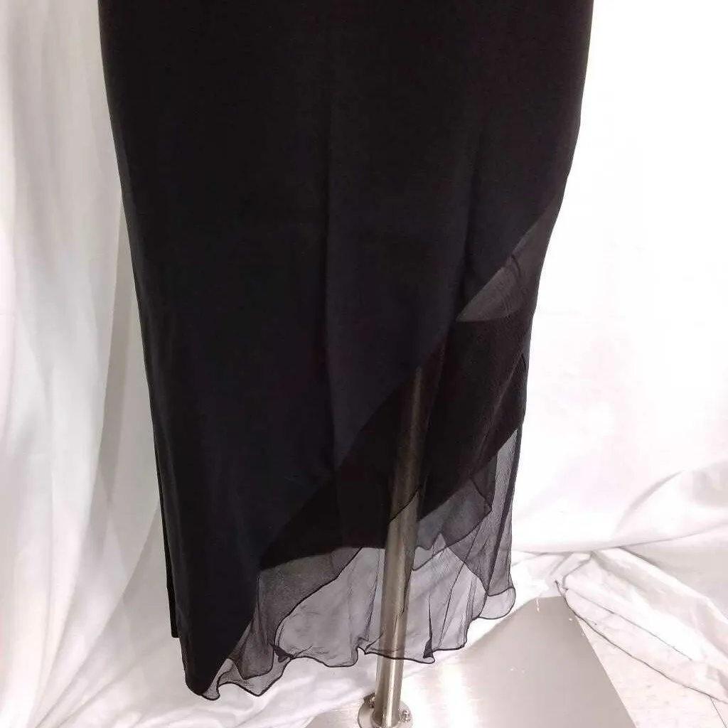 NWT VNTG ROBERT DANES BLACK SKIRTS SIZE LARGE MSRP $827.00 TC3