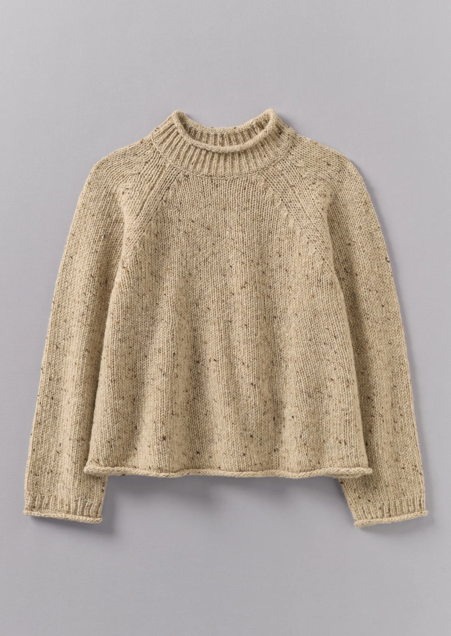 Orla Donegal Wool Sweater | Oatmeal